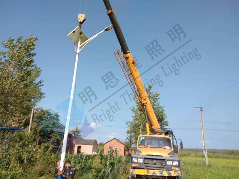 安徽肥东古城镇太阳能路灯项目